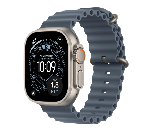 Apple Przedłużka do paska Ocean marynarski granat +tytan naturalny - 1362585 - zdjęcie 2